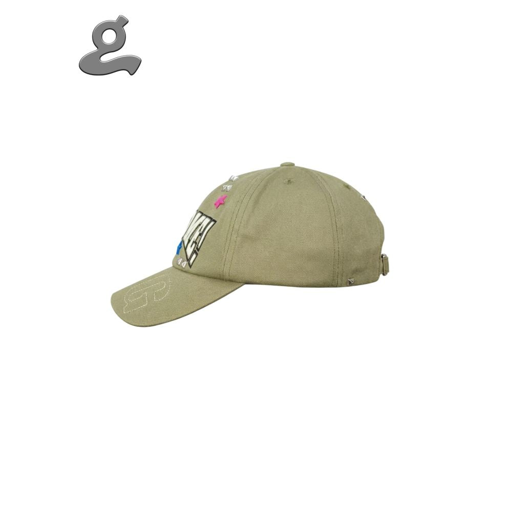 Star Studded Canvas Baseball Cap image 4