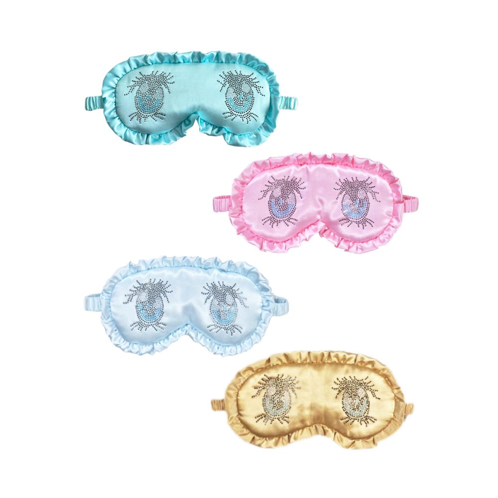 Big Eye Rhinestone Polka Dot Eye Mask image 4