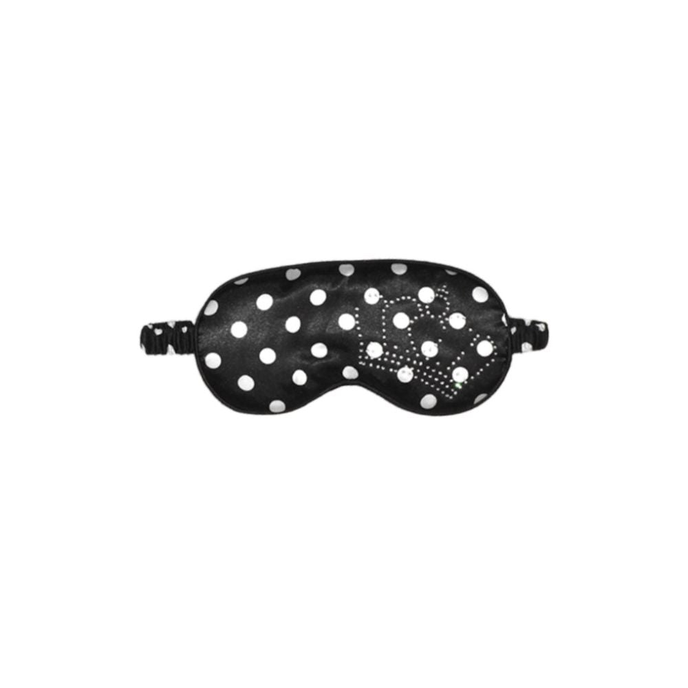 Big Eye Rhinestone Polka Dot Eye Mask
