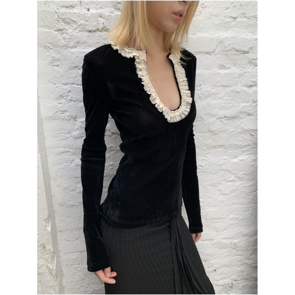 Velvet Countess Style Slim Fit Elegant Versatile image 0